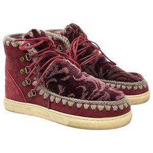 MOU Eskimo Ankle Boots Women's US Size 6 *READ*  Lace Up